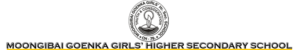 Moongi Bai Higher Secondary School Logo